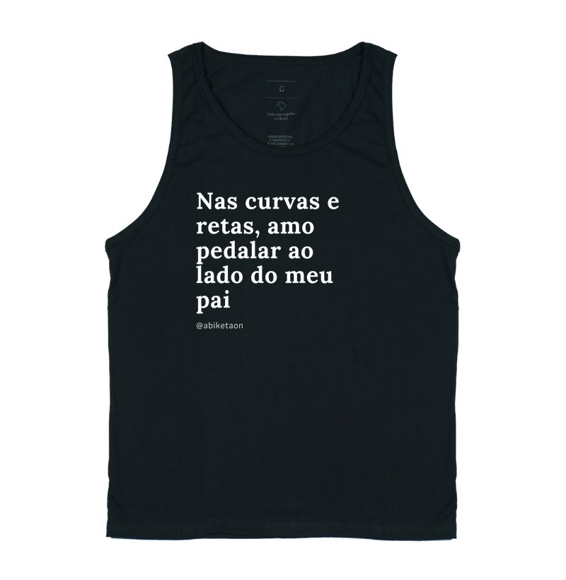 Nas curvas e retas, amo pedalar ao lado do meu pai