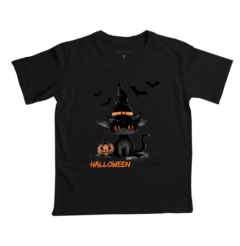 Camiseta Miau Halloween 2