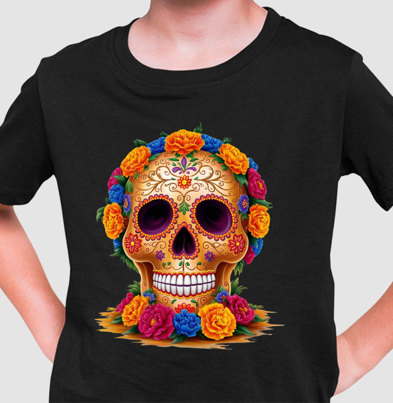 Camiseta Skull Infantil