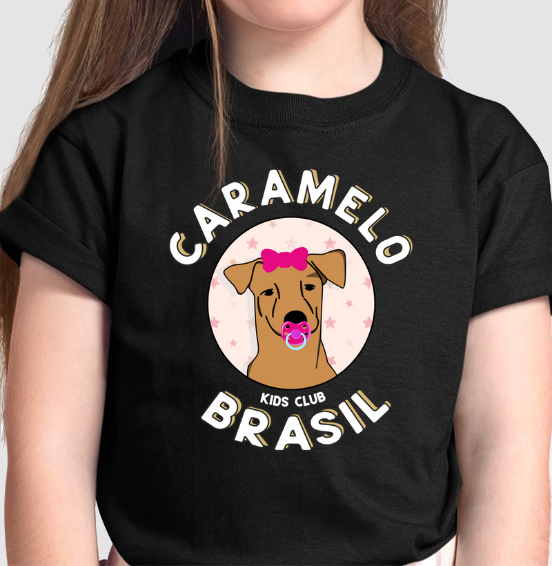 Camiseta Infantil Caramelo Kids Club
