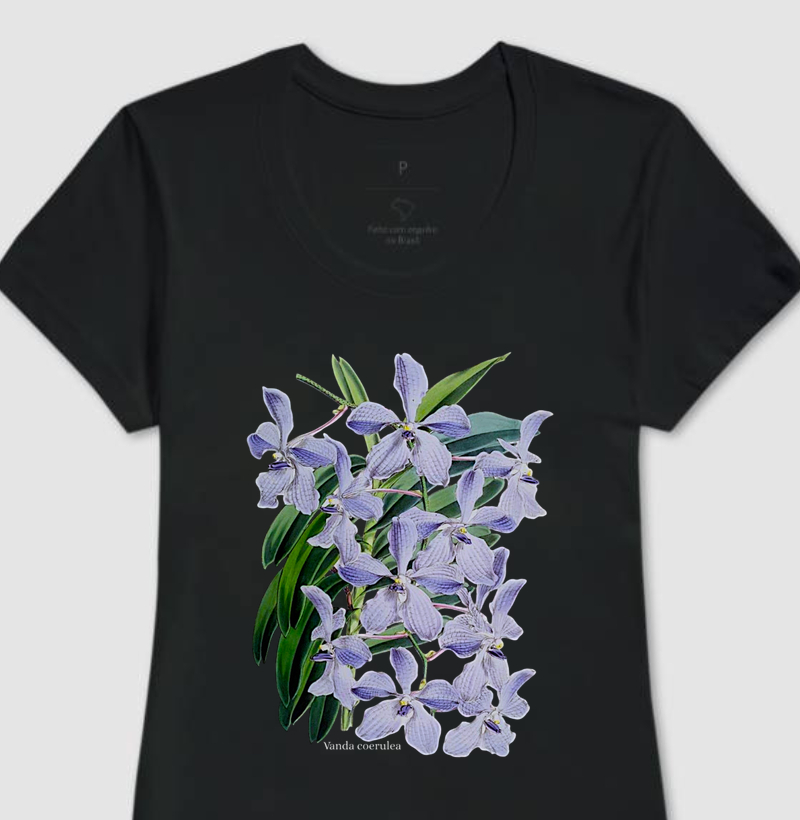 Camiseta Feminina Vanda coerulea