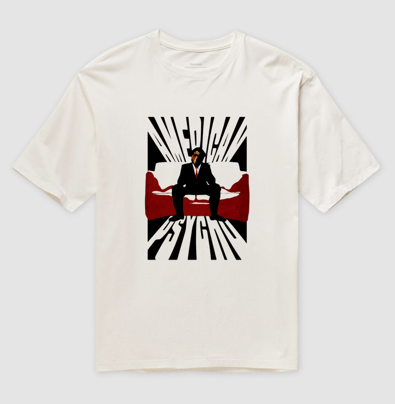 Camiseta Oversized American Psycho 