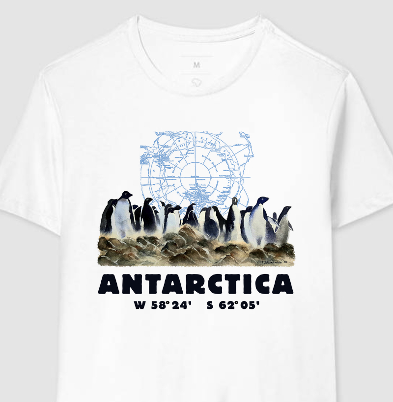 Camiseta Antarctica - Pinguins 