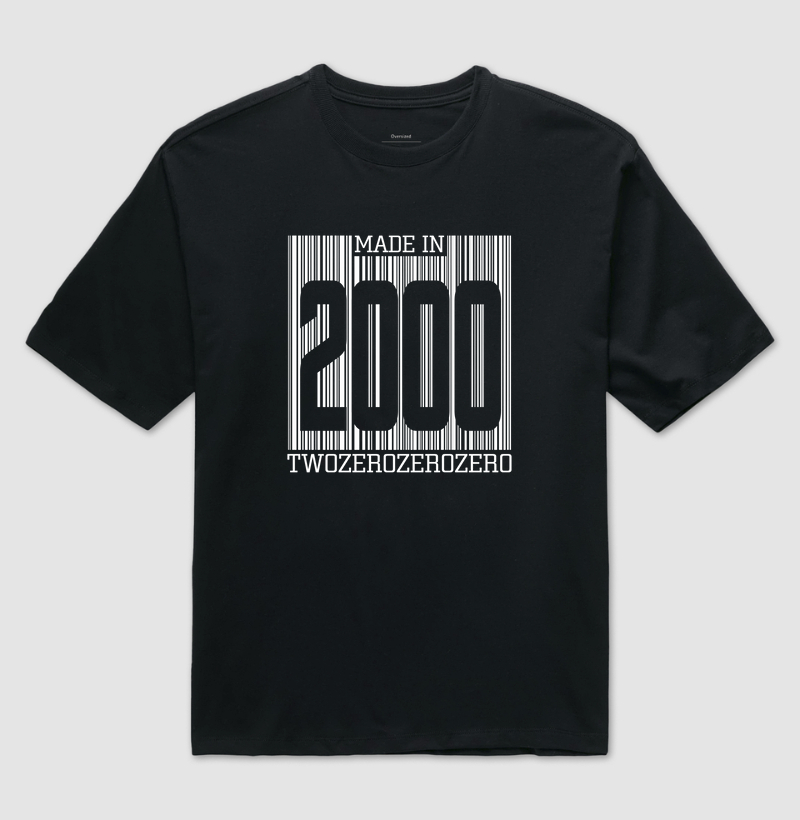 Camisa Made in Barras 2000 - Oversized