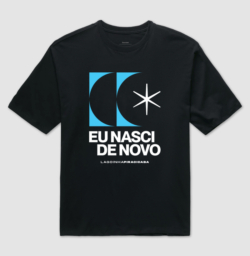 CAMISETA BATISMO / NASCI DE NOVO