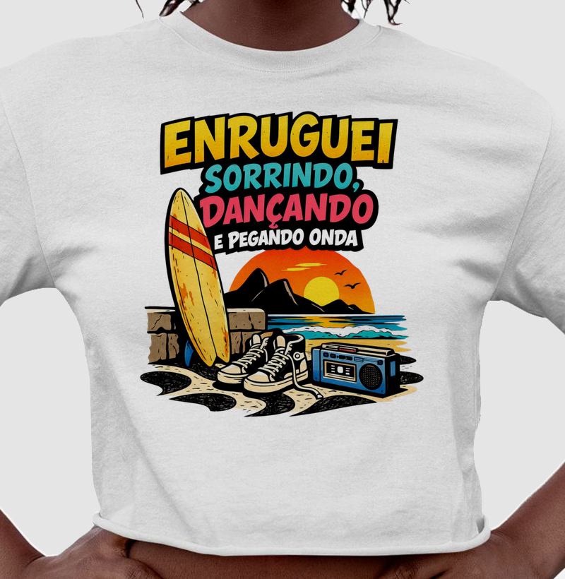 Cropped Enruguei Vivendo o Verão | Posto80