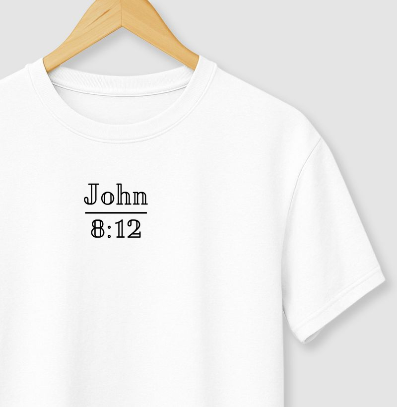 CAMISETA JOÃO 8:12