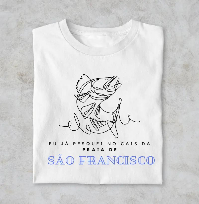 Eu já pesquei no cais da Praia de São Francisco.
