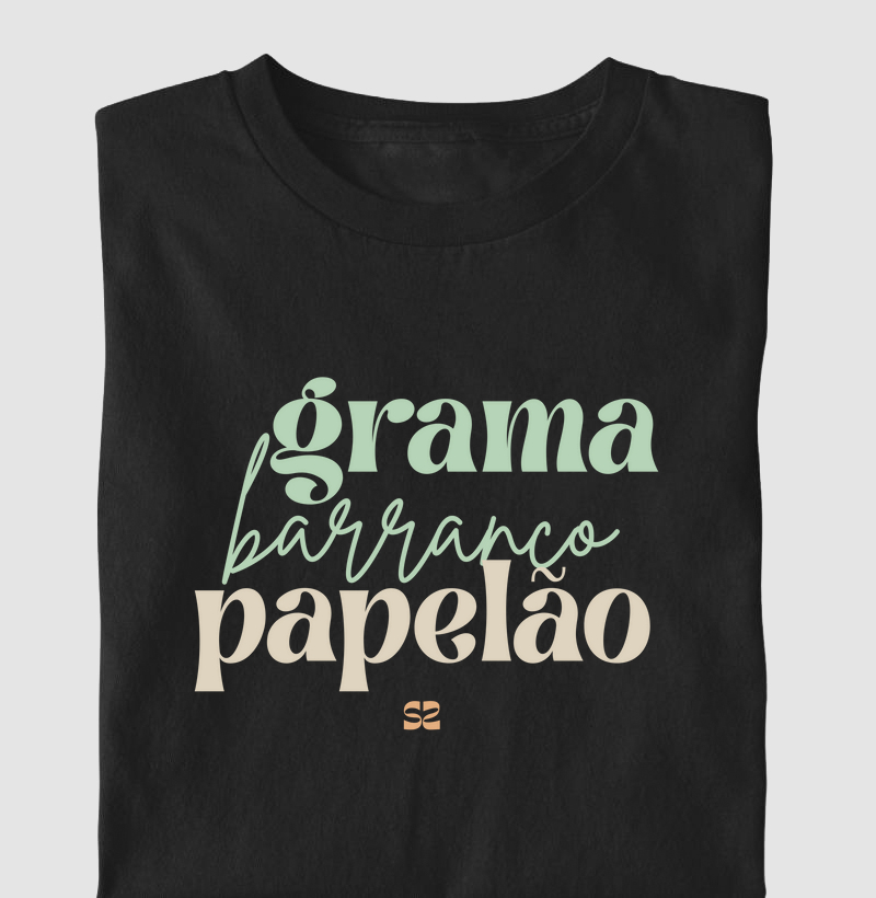 Grama, Barranco e Papelão