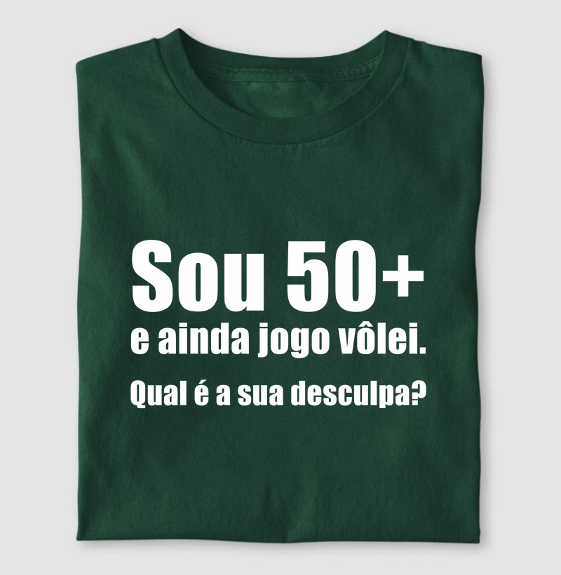 Sou 50+ e ainda jogo vôlei. qual é a sua desculpa?