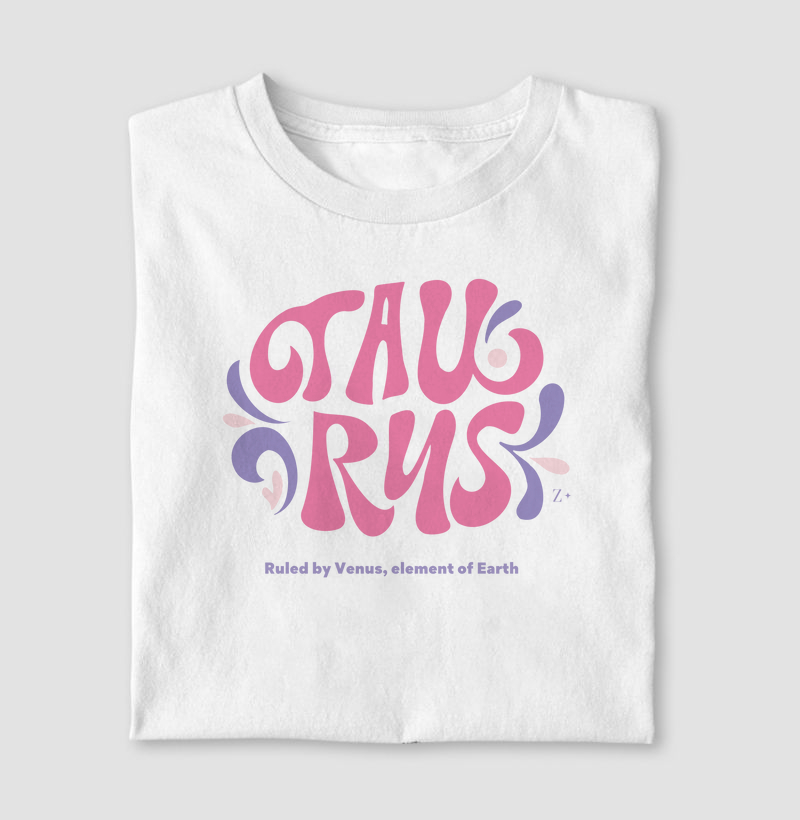 Camiseta Signos TOURO - TAURUS LETTRING