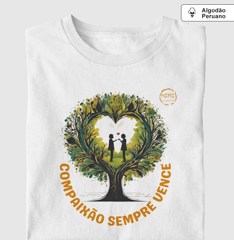 Camiseta Premium KIRI - Compaixão Sempre Vence