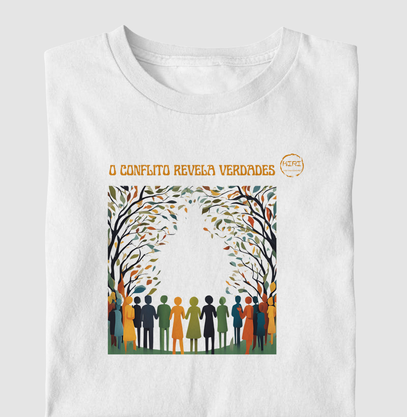 Camiseta KIRI - O Conflito Revela Verdades
