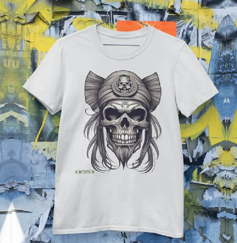 Streetwear Skate Skull: Estilo Urbano com Skate e Caveira na Camiseta
