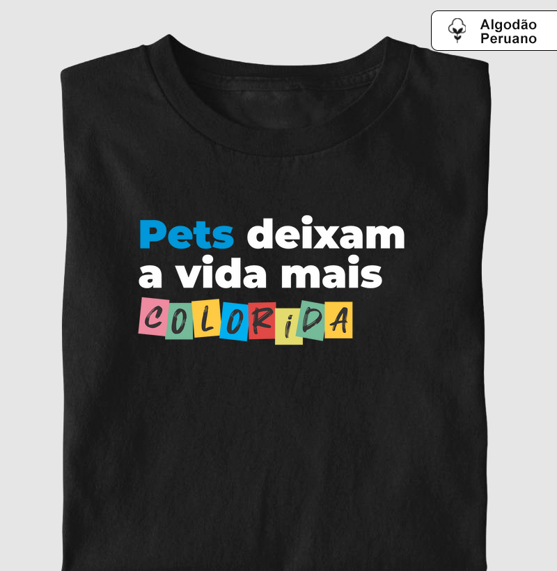 Camiseta Pets Colorem