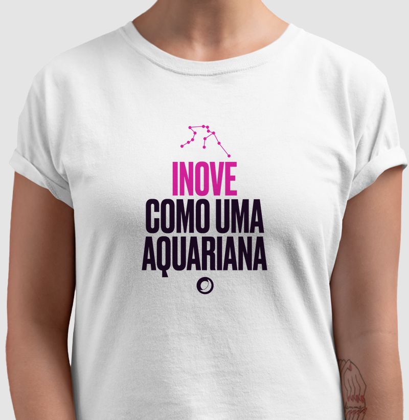 inove como uma aquariana.
