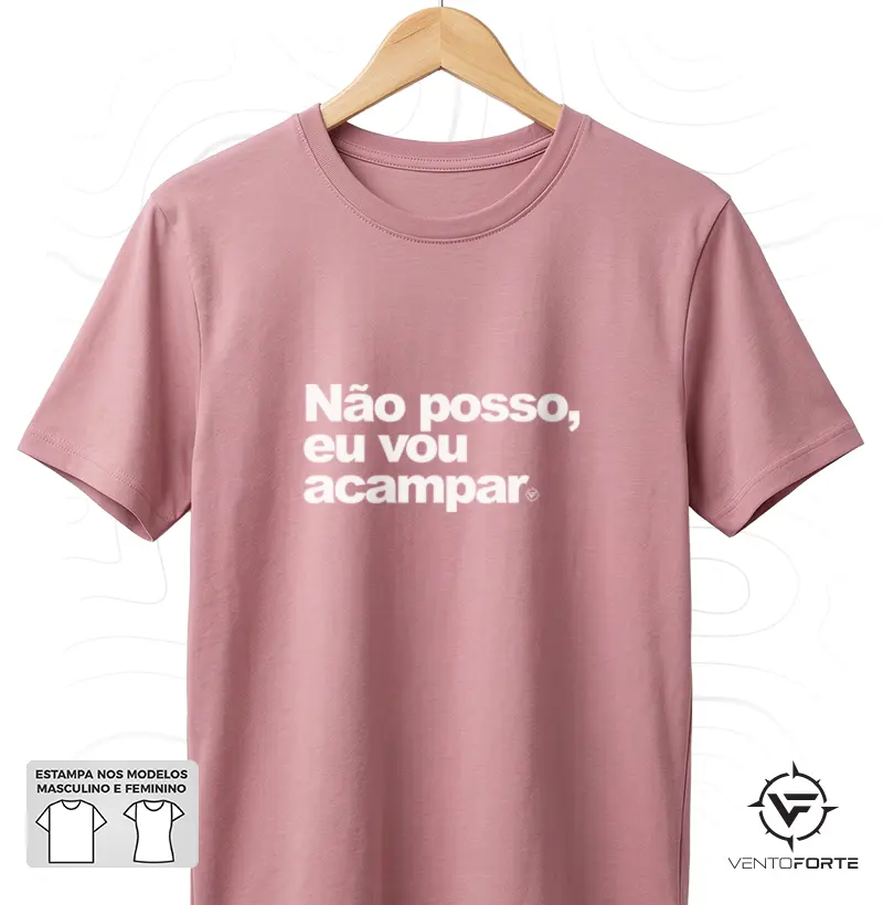 Não posso eu vou acampar