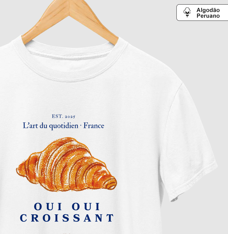 Oui Oui Croissant Algodão Peruano
