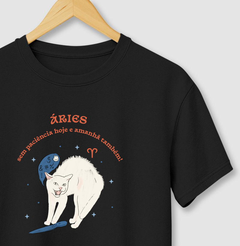 Signo de Áries - Gato Brabo