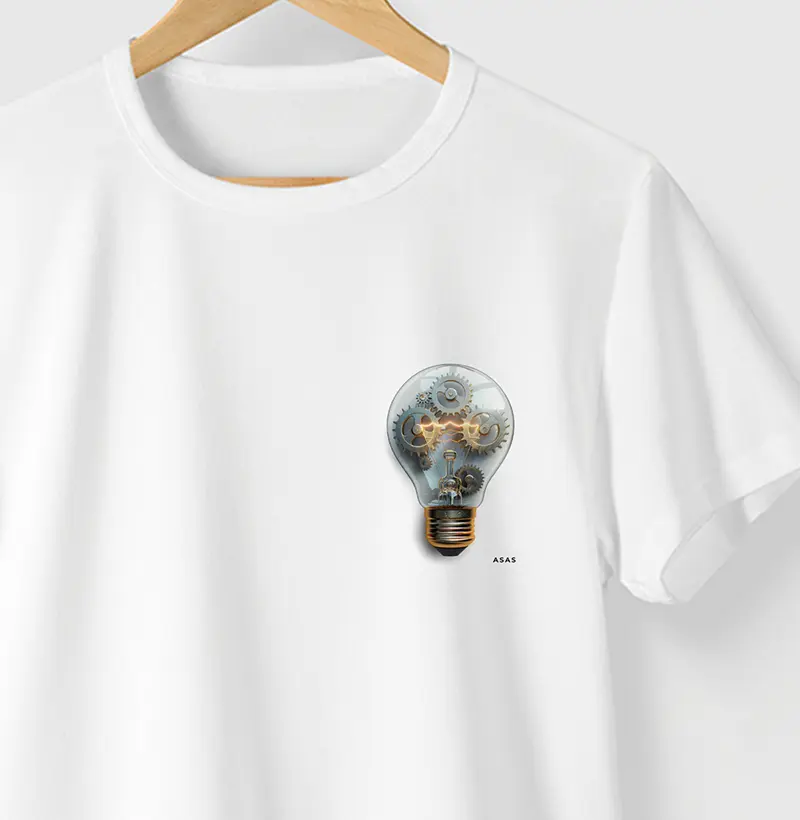 Camiseta LAMP MACHINE - BRANCA - (100% Algodão)