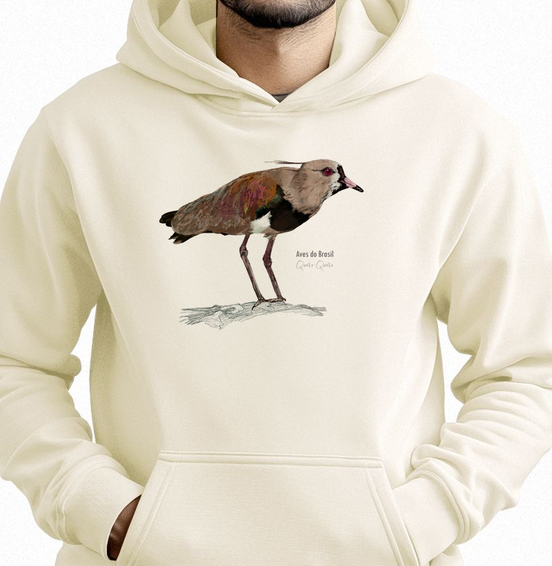 Aves do Brasil II - Quero-Quero - Moletom Hoodie