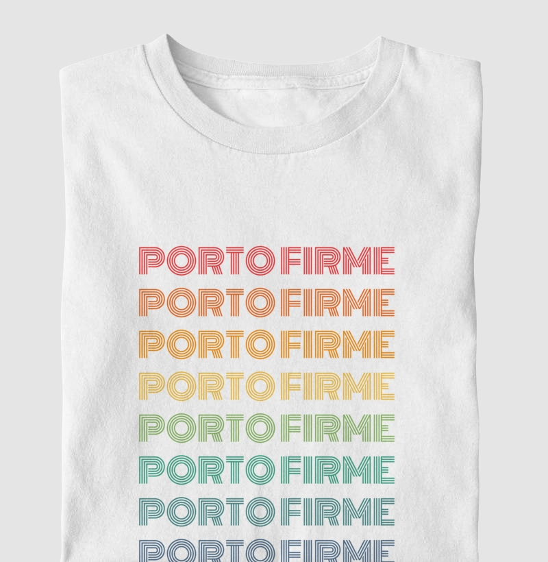 Porto Firme Letreiro Retrô