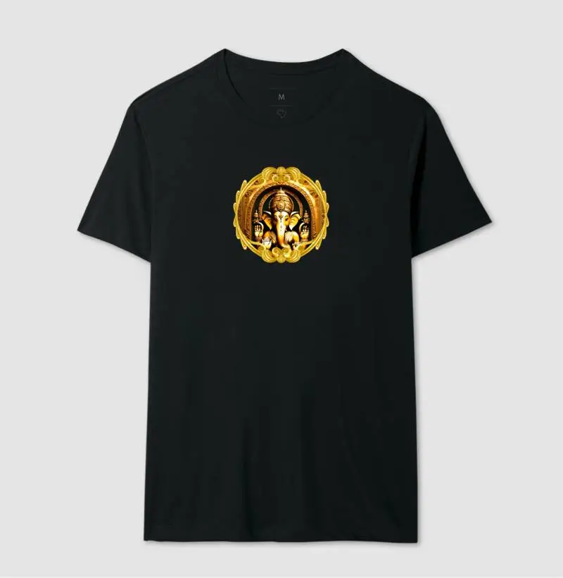 Camiseta Masculina Arquétipo Ganesha Prosperidade
