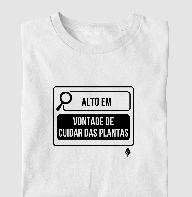 Alto em Vontade de Cuidar das Plantas