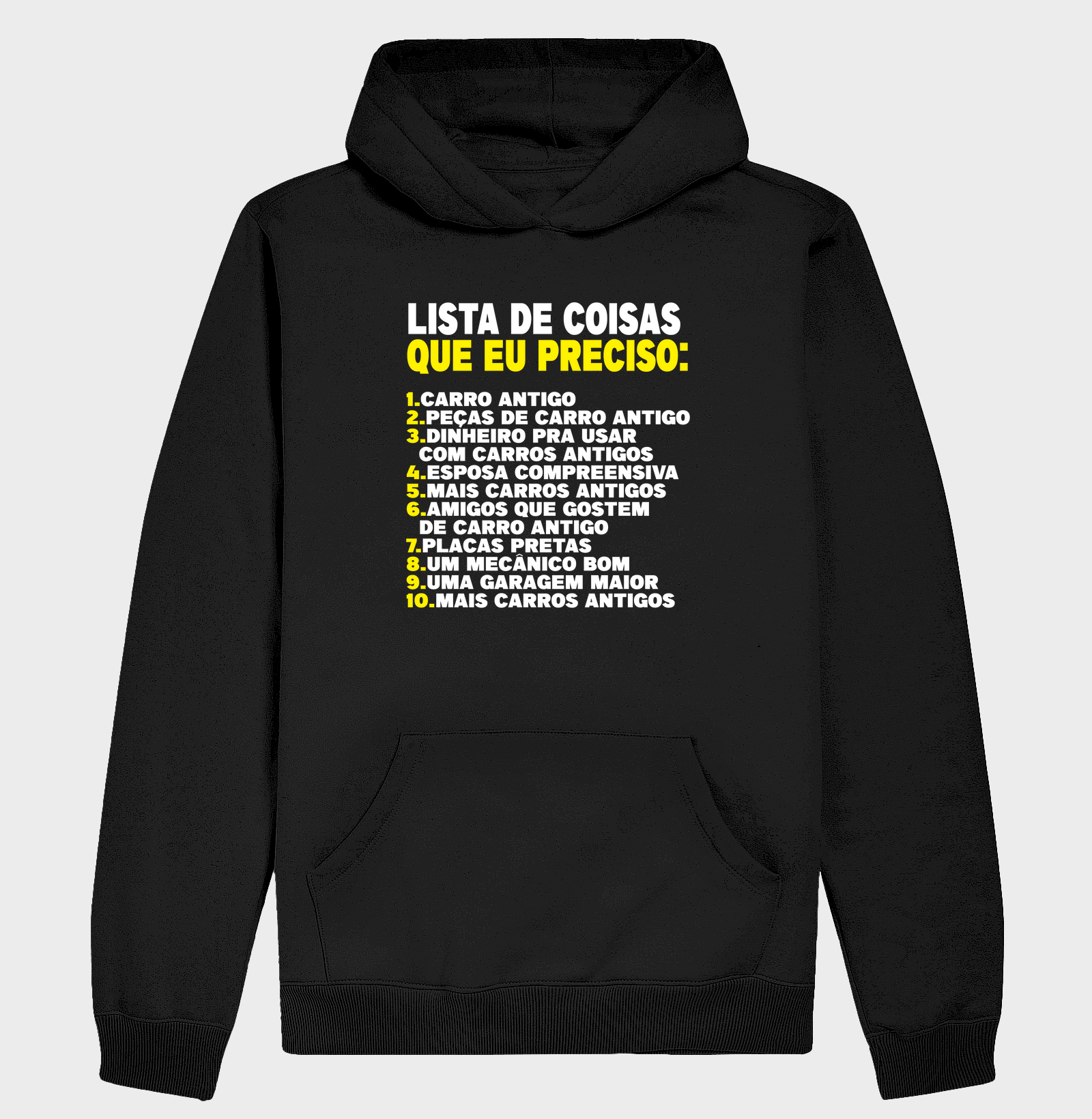 LISTA DE COISAS QUE PRECISO