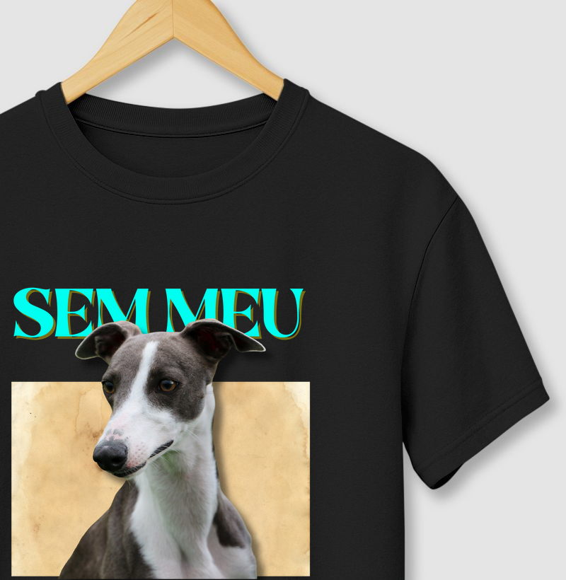 Sem meu magrelo, não viajo (Whippet)
