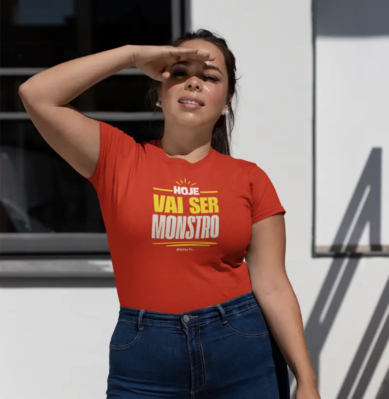 Camiseta Monster Training | Hoje Vai Ser Monstro