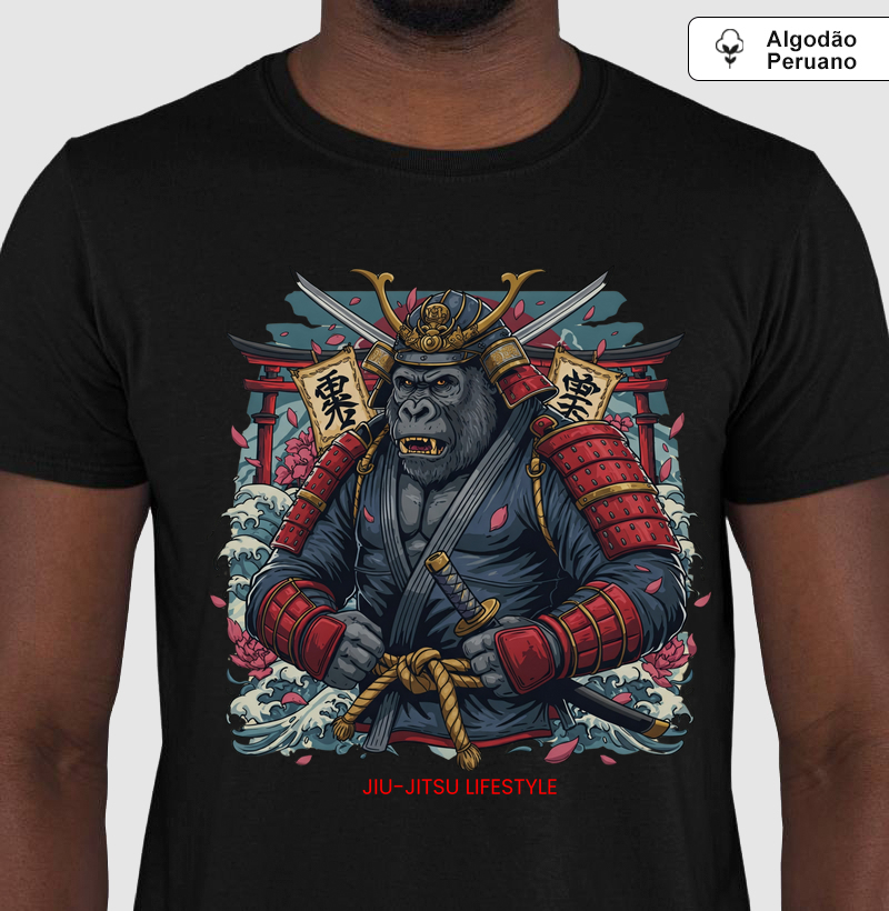 Gorila Armadura - Jiu-Jitsu Lifestyle - Algodão Peruano