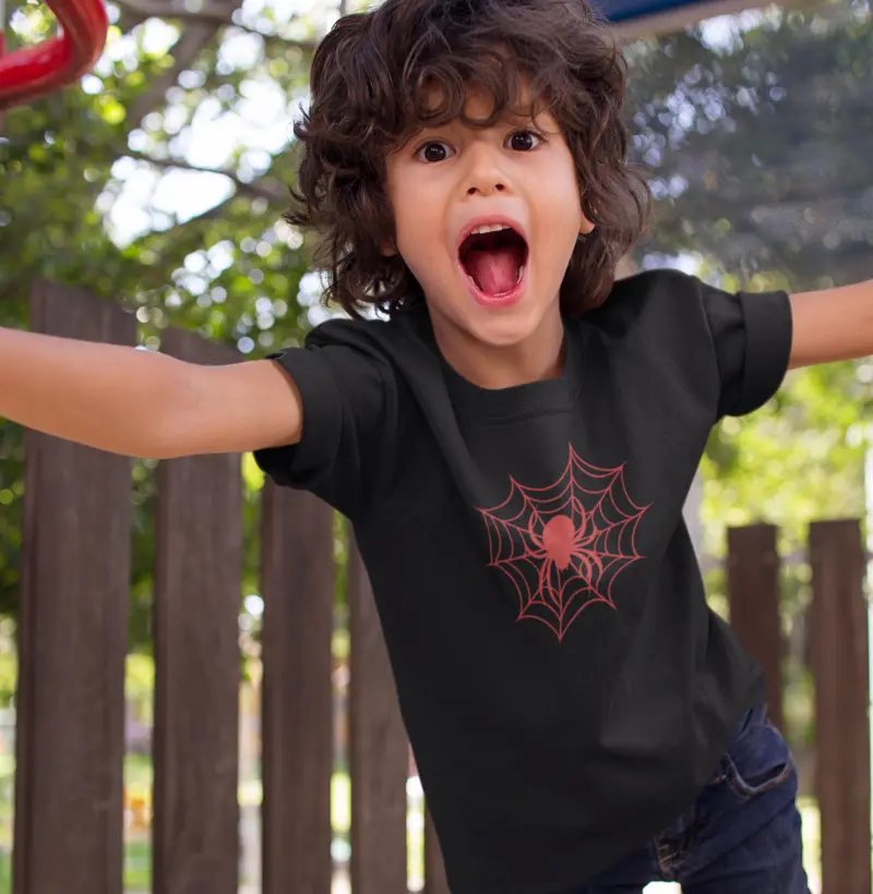 Camiseta infantil homem aranha 