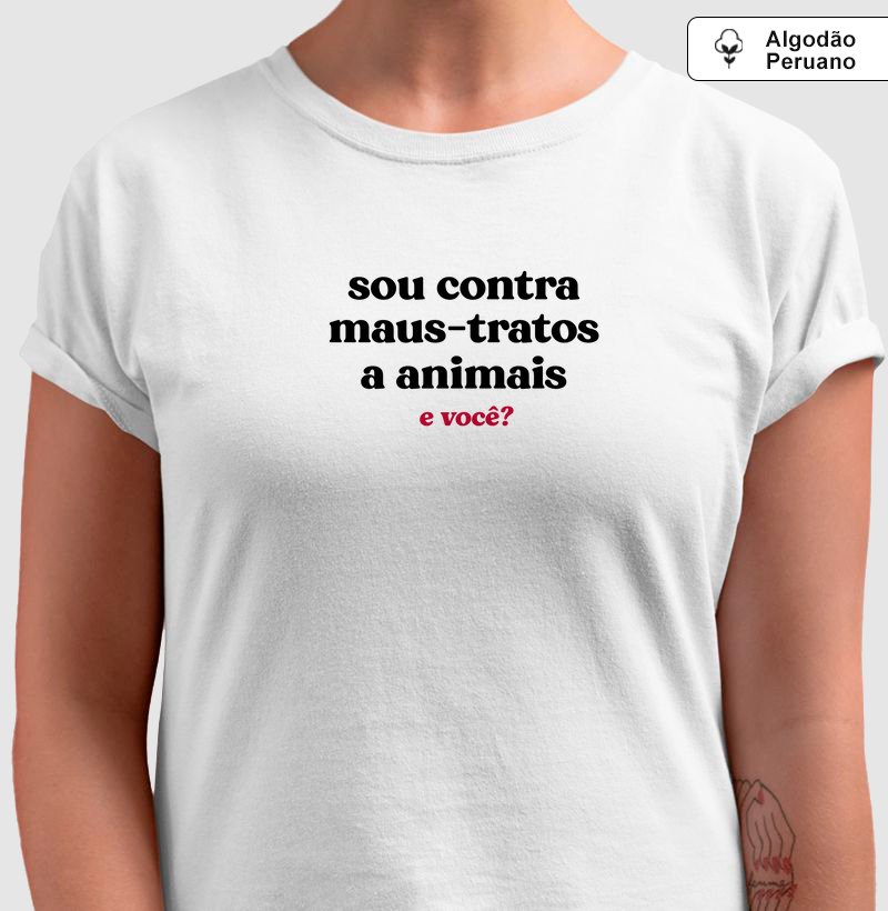 Sou contra maus-tratos a animais. E você?