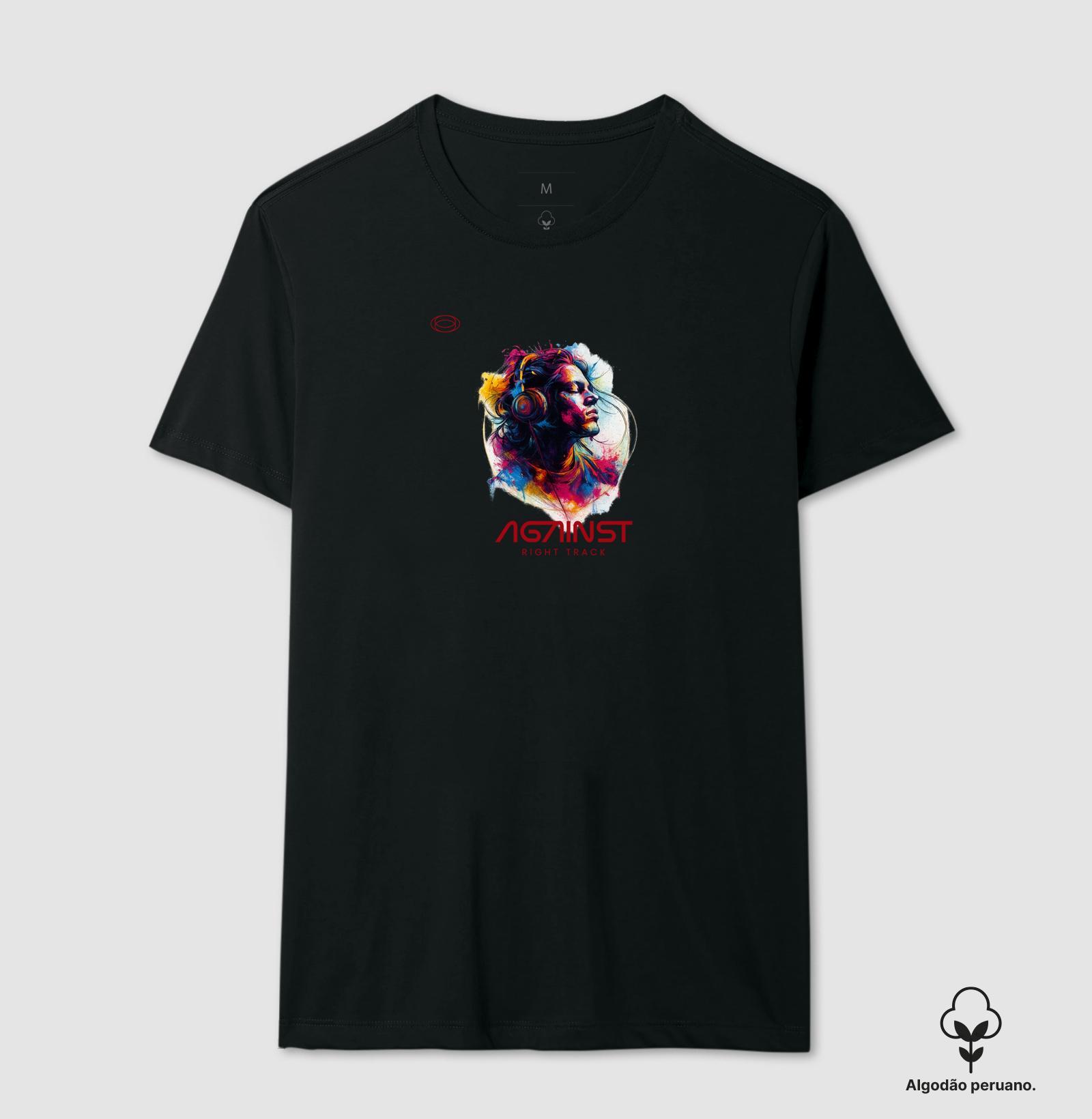 Camiseta ouvindo musica