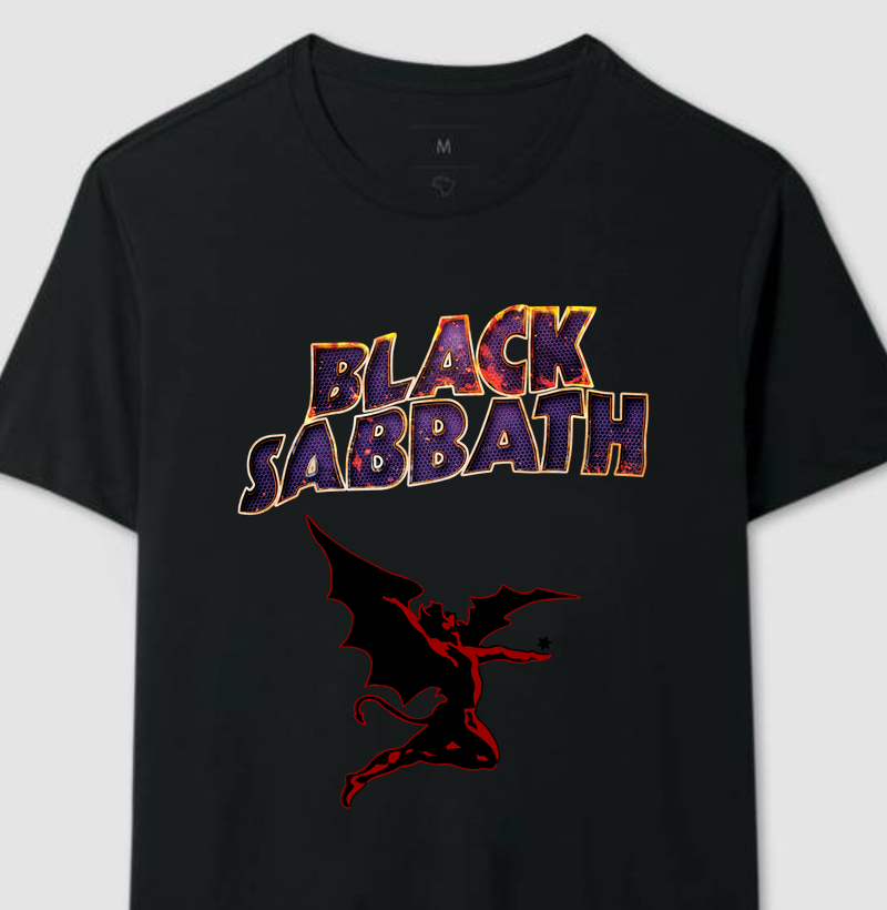 Camiseta Black Sabbath - Arte