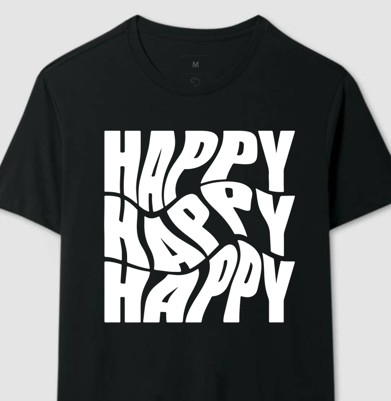 Camiseta Happy
