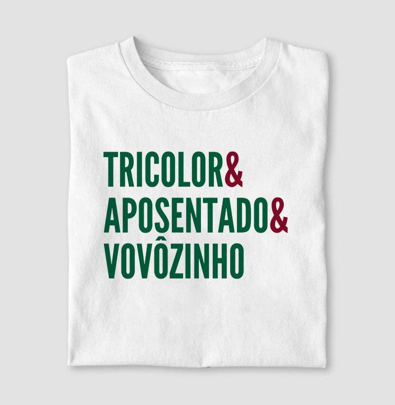 Camiseta Tricolor Aposentado