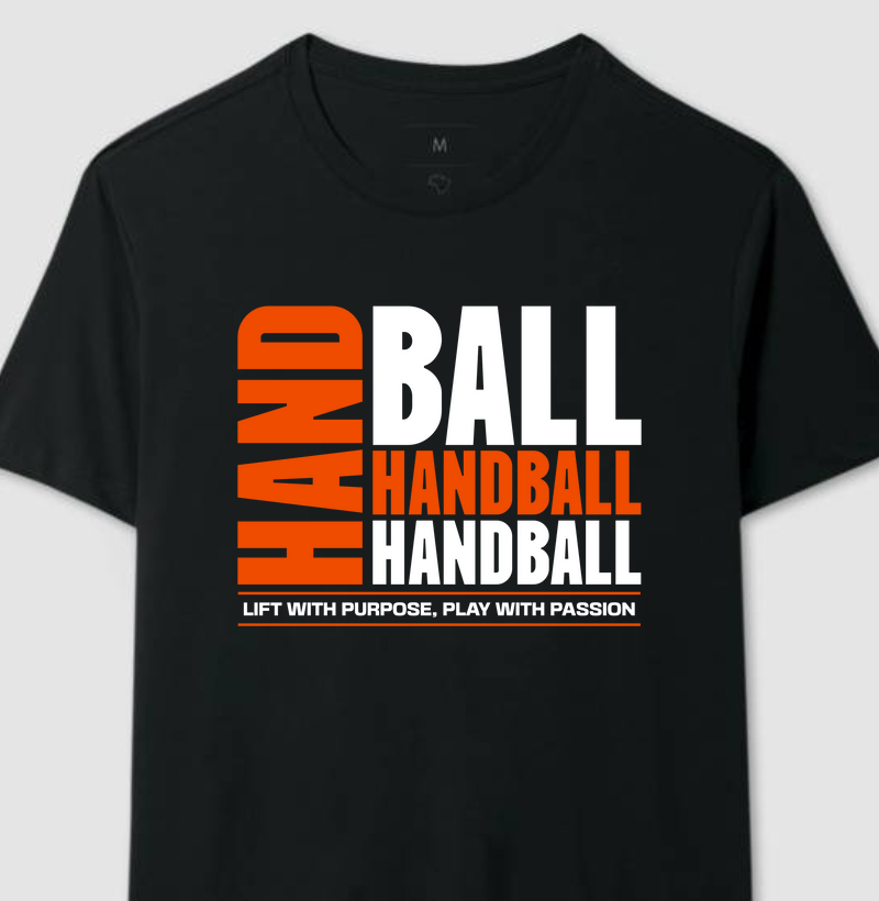 Camiseta de Handebol - Orange HANDBALL White