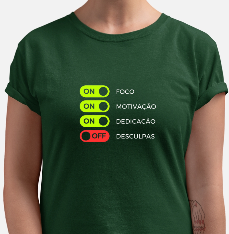 Camisa Frase foco