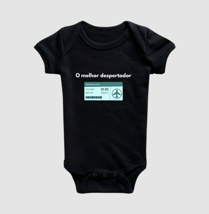 O melhor despertador - Body Infantil