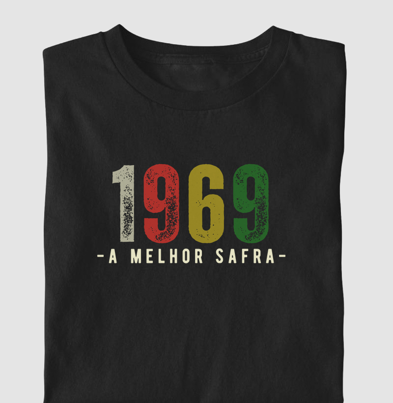 Camiseta A Melhor Safra 1969