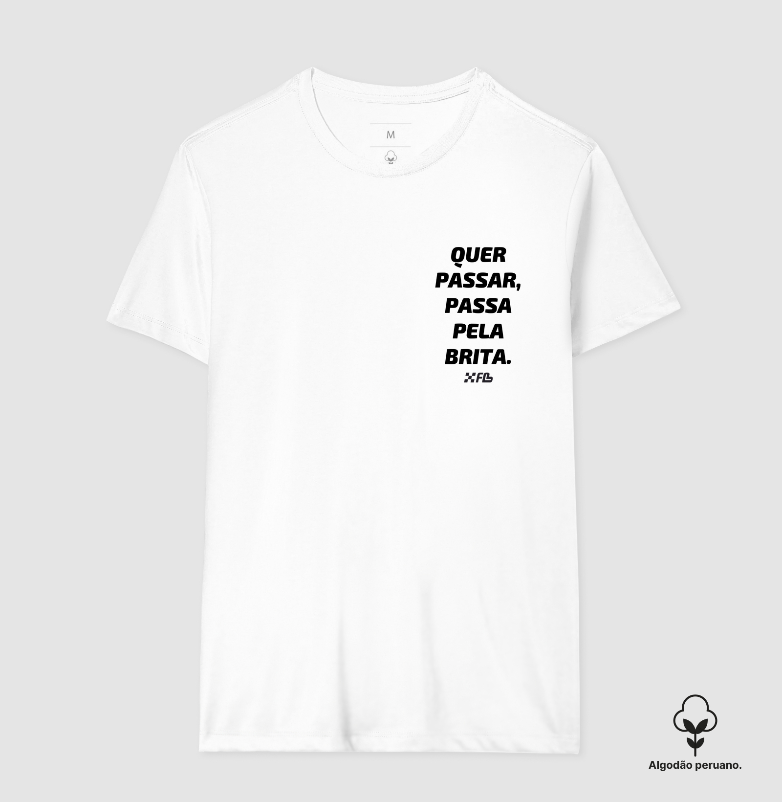 Quer passar, passa pela brita.