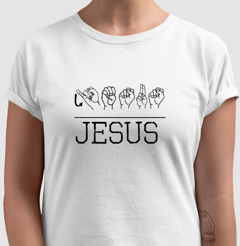 Camiseta Jesus libras