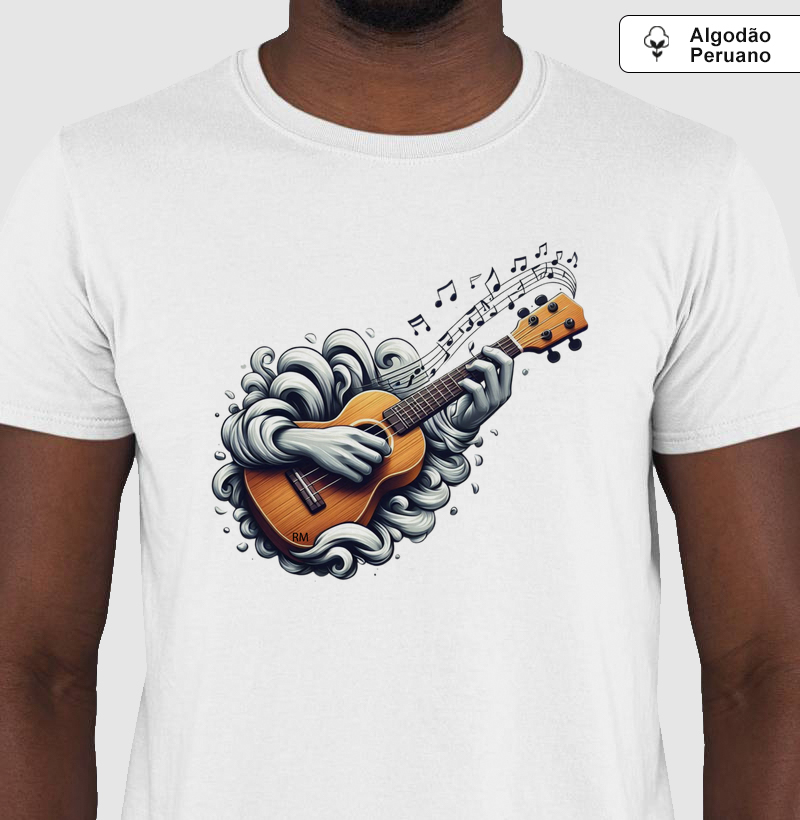 Camiseta Algodão Peruano - Instrumentos Violão 02