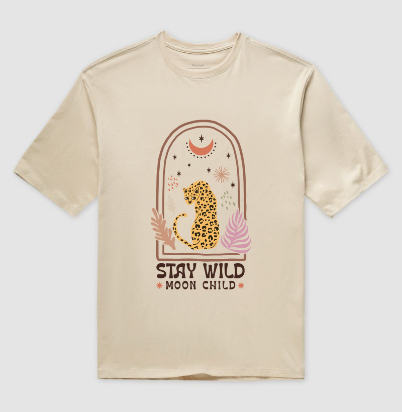 Camiseta Oversized Stay Wild