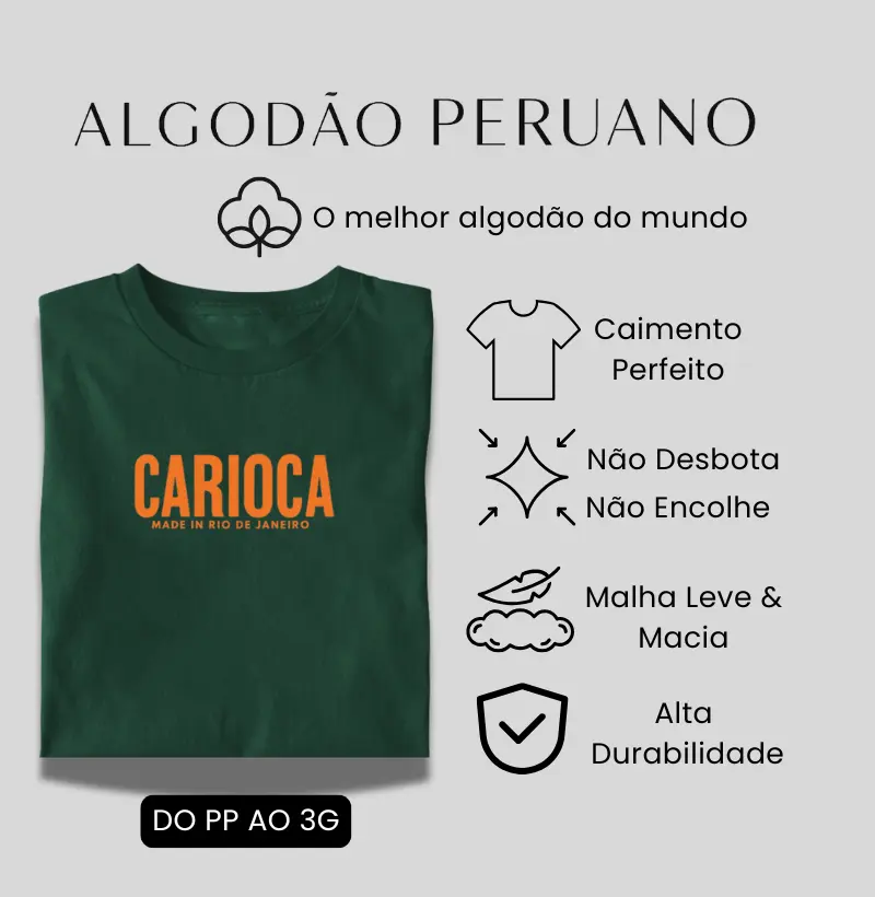 Carioca. Made In Rio de Janeiro.