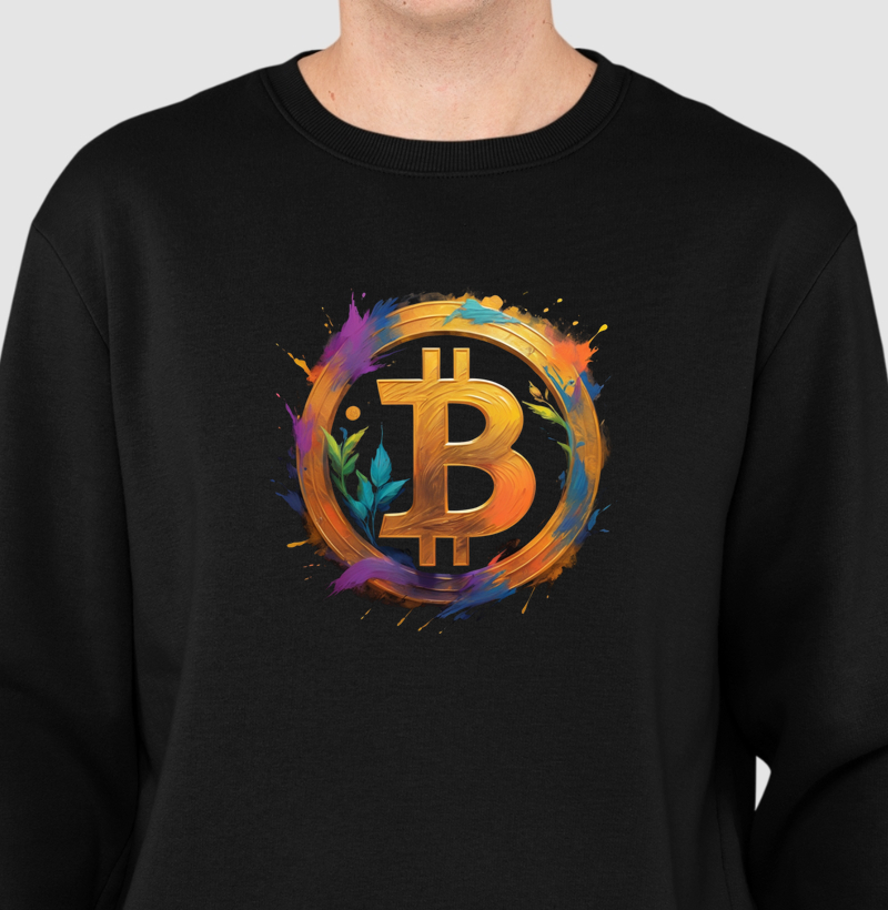 Moletom Suéter Bitcoin Art R3
