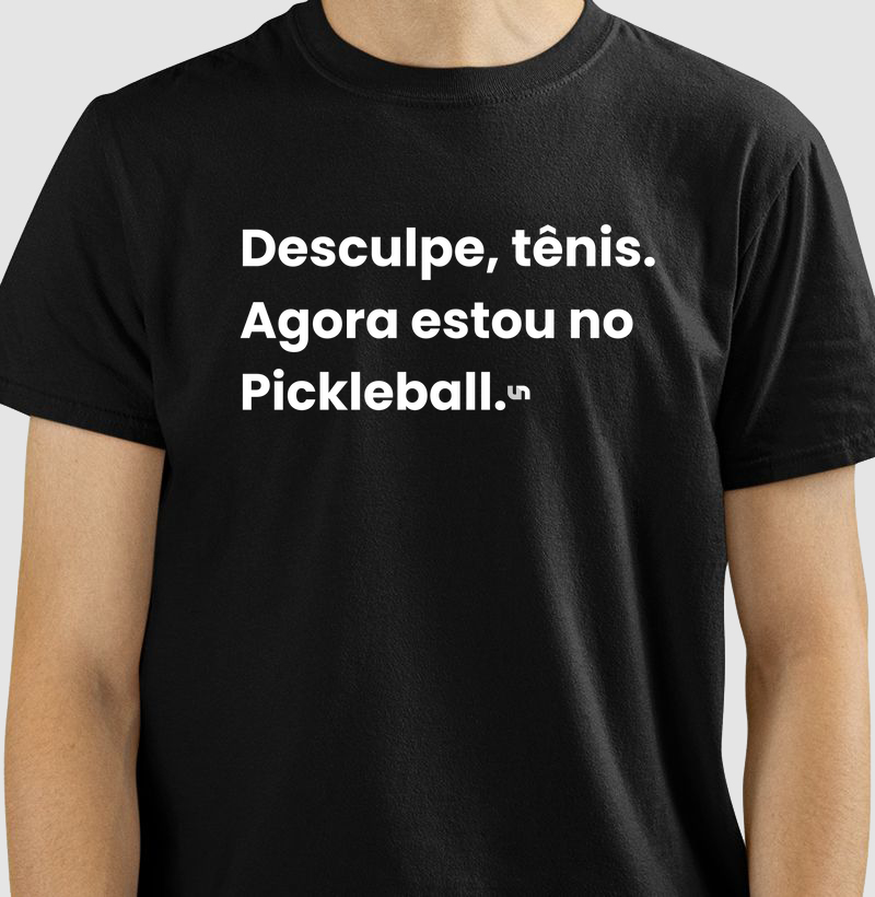 Desculpe, tênis. 