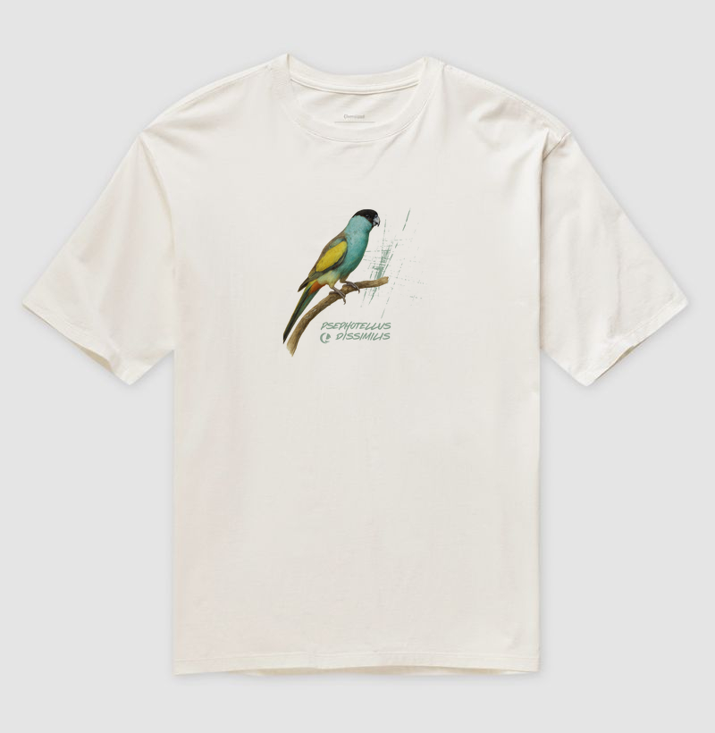 Camiseta Oversized Hooded Parrot